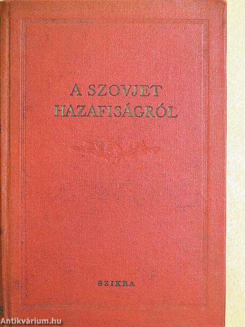 A szovjet hazafiságról