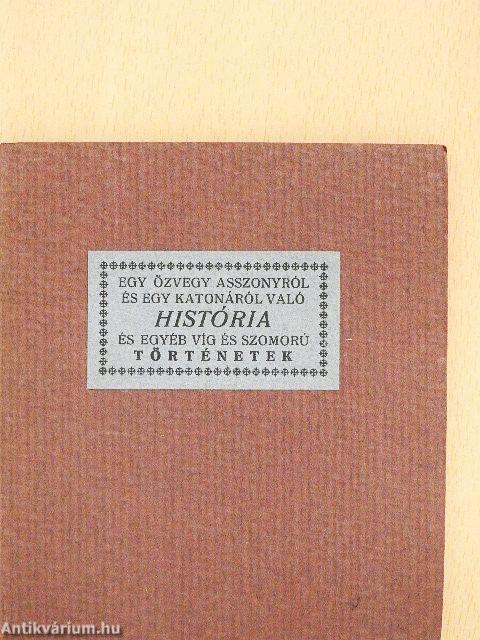 Egy özvegyasszonyról és egy katonáról való história