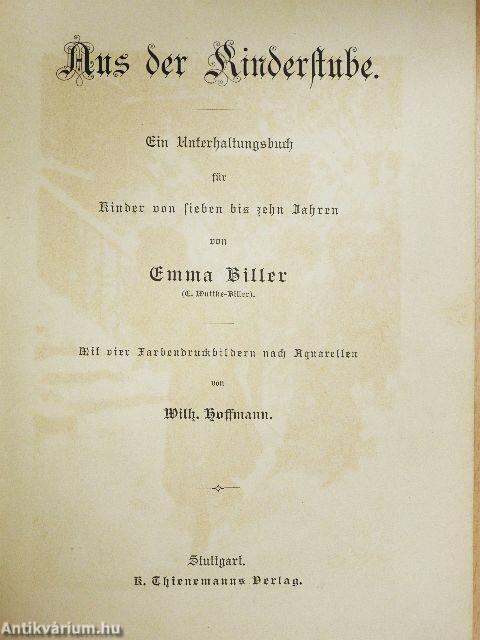 Aus der Kinderstube (gótbetűs)