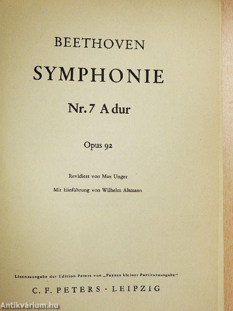 Symphonie Nr. 7 A dur Opus 92