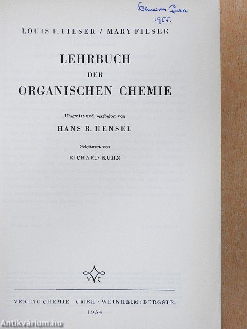Lehrbuch der Organischen Chemie