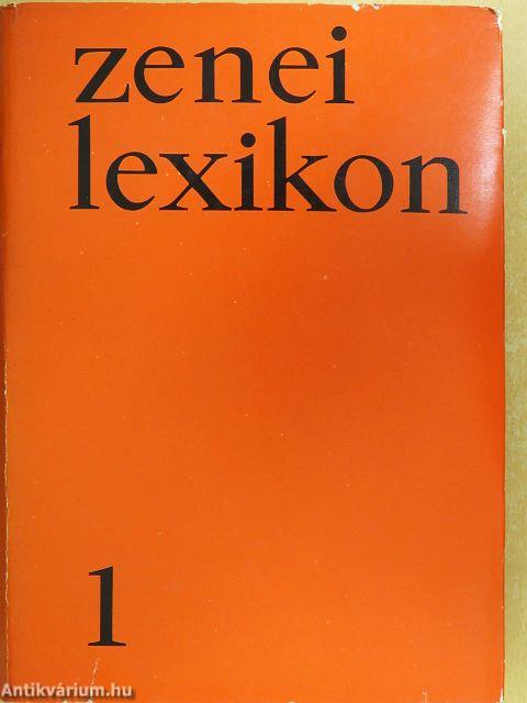 Zenei Lexikon 1-3.