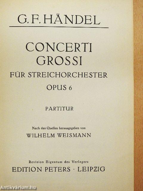 Concerti Grossi für Streichorchester