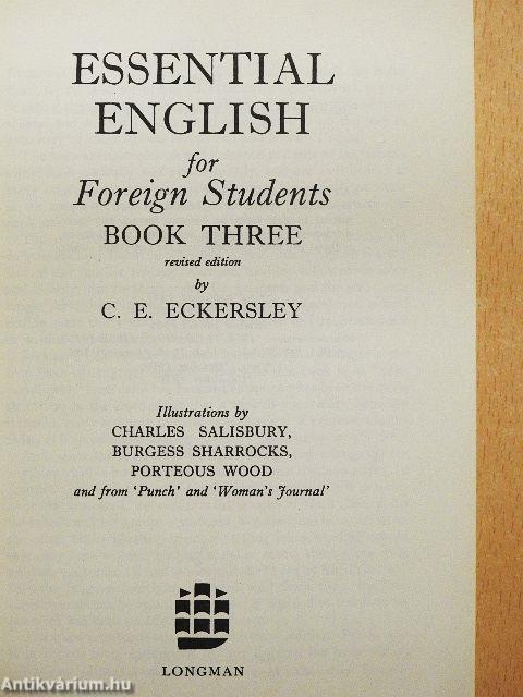 Essential English for Foreign Students Book 3.