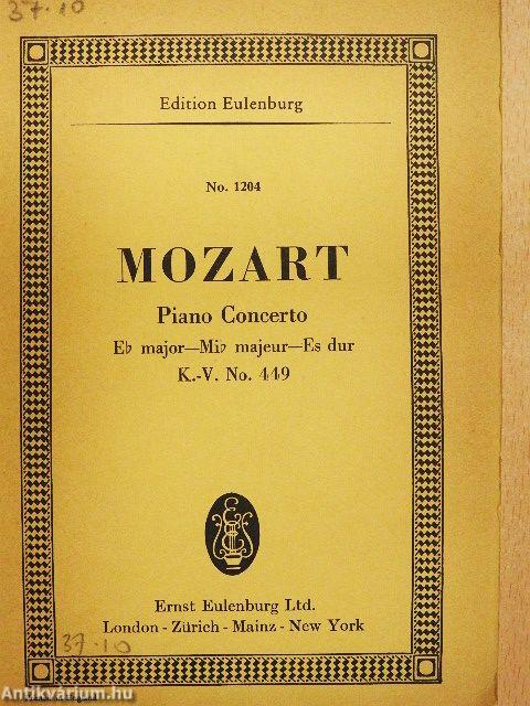 Concerto Eb major for Pianoforte and Orchestra