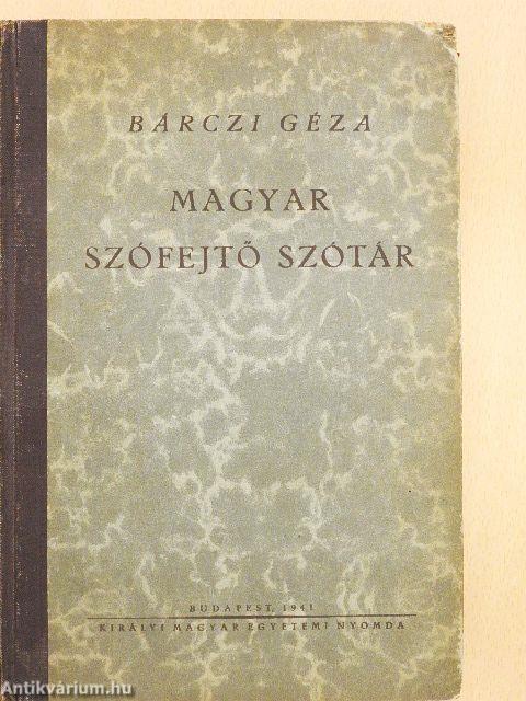 Magyar szófejtő szótár