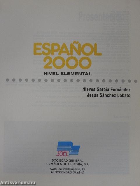Espanol 2000 - Nivel Elemental - Libro del Alumno/Cuaderno de Ejercicios