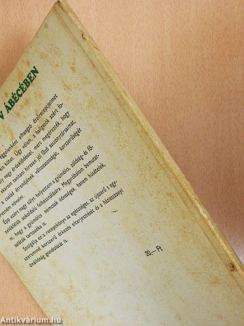 Szakácskönyv ábécében