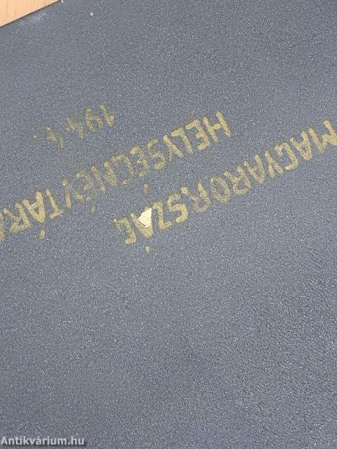 Csonka-Magyarország közigazgatási helységnévtára 1944.