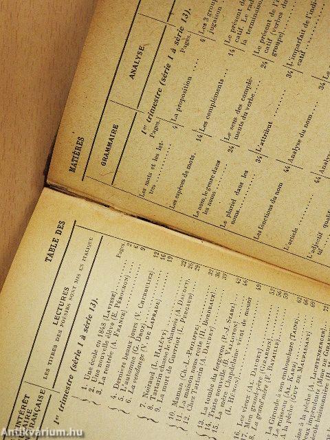 Le livre unique de francais