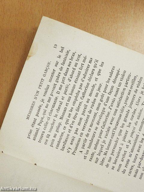 Mémoires d'un petit garcon