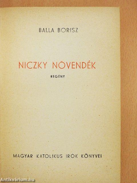 Niczky növendék