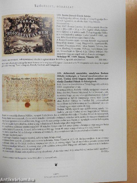 Studio Antikvárium 11. árverés