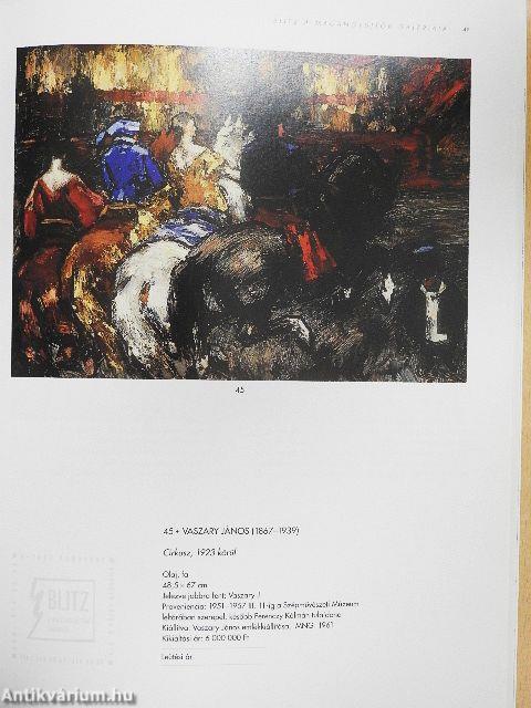 Tavaszi képaukció 2000. április 10. hétfő