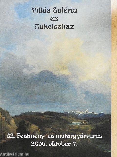 Villás Galéria és Aukciósház 22. Festmény- és műtárgyárverés