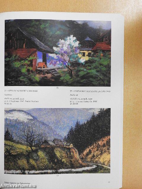 Villás Galéria és Aukciósház 30. Festmény- és műtárgyárverés