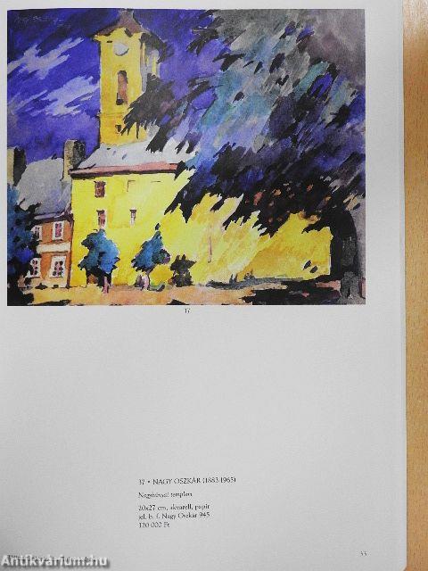 Villás Galéria és Aukciósház 30. Festmény- és műtárgyárverés