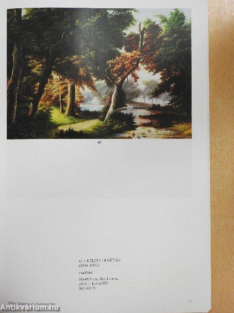 Villás Galéria és Aukciósház 15. festmény- és műtárgyárverés