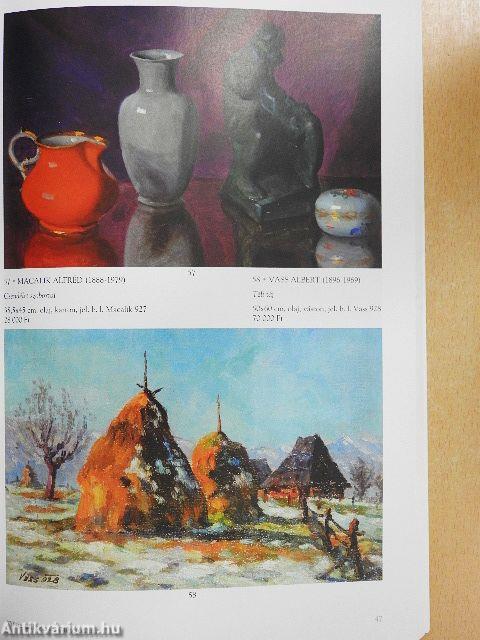 Villás Galéria és Aukciósház 18. festmény, és műtárgyárverés