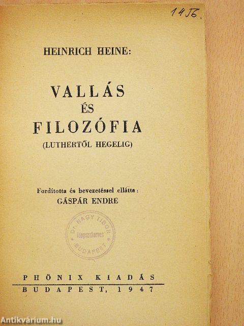 Vallás és filozófia