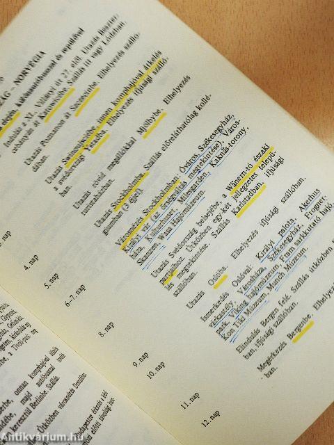 Külföldi utazások 1988