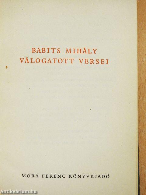 Babits Mihály válogatott versei