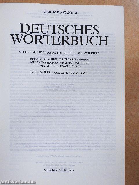 Deutsches Wörterbuch