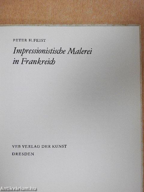 Impressionistische Malerei in Frankreich