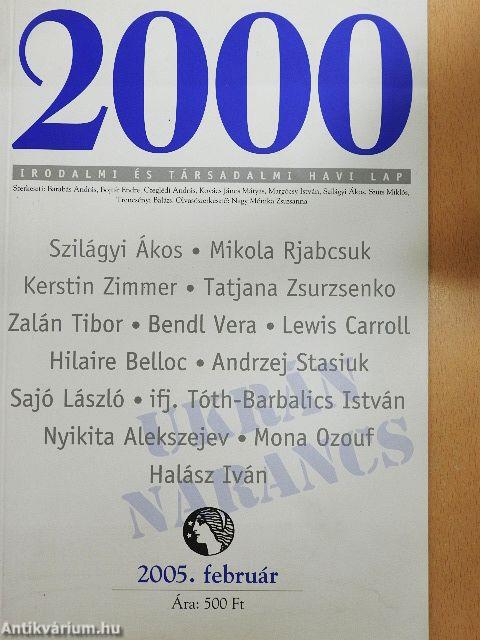 2000 2005. (nem teljes évfolyam)