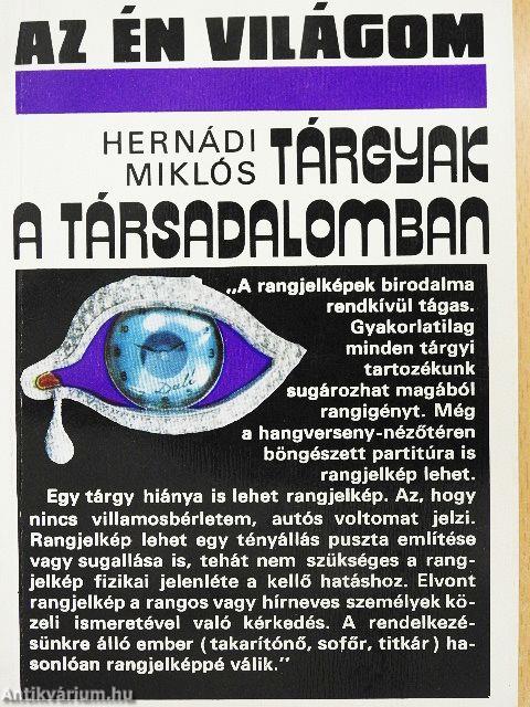 Tárgyak a társadalomban