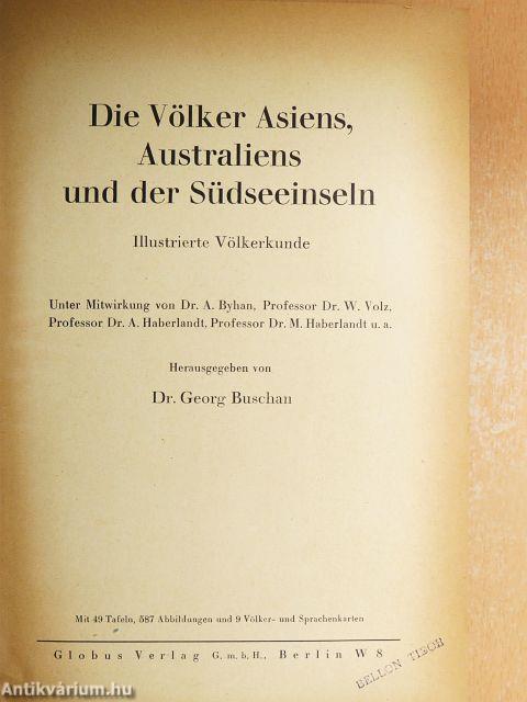 Die Völker Asiens, Australiens und der Südseeinseln
