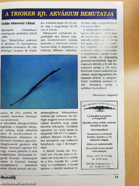 Akvárium Magazin 1998/11-12.