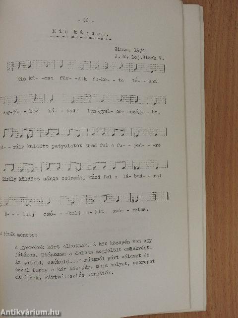 Néprajzi közlések III.