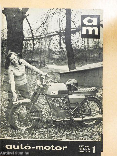 Autó-Motor 1972. január-december