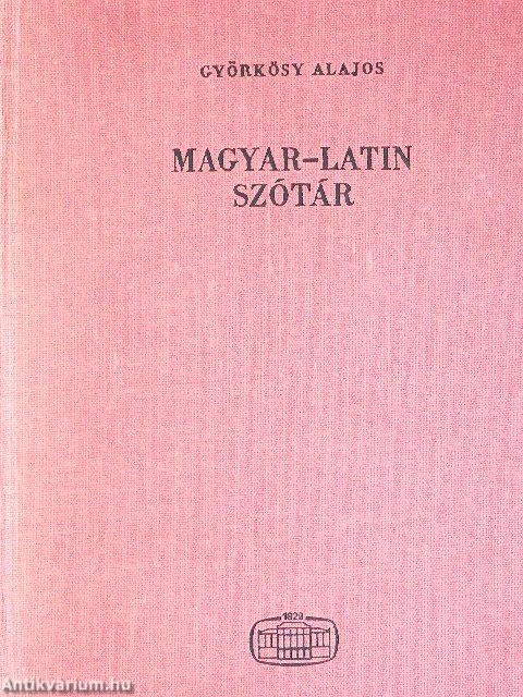 Magyar-latin szótár