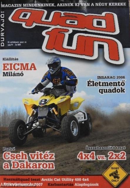4x4 magazin/Quad Fun 2007. (nem teljes évfolyam)