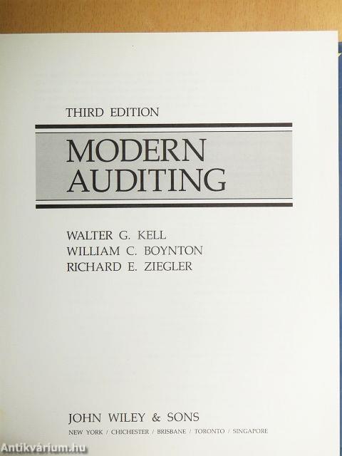 Modern Auditing