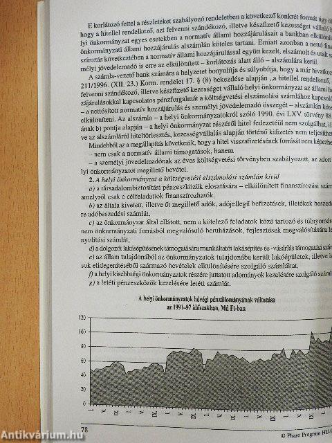 A helyi önkormányzatok pénzügyi szabályozási rendszere és gazdálkodása