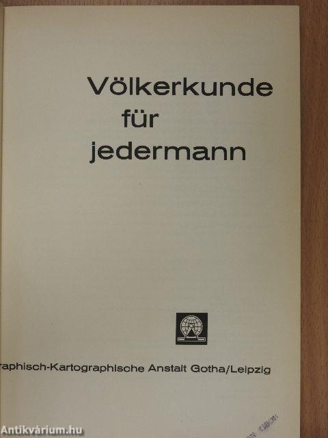 Völkerkunde für jedermann