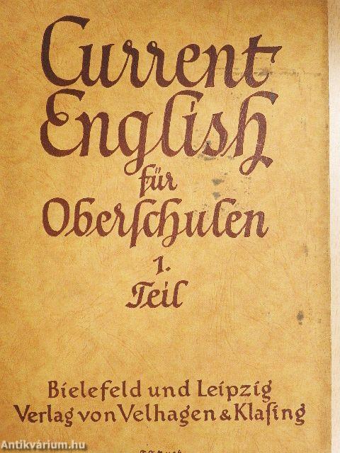 Current English I-III.