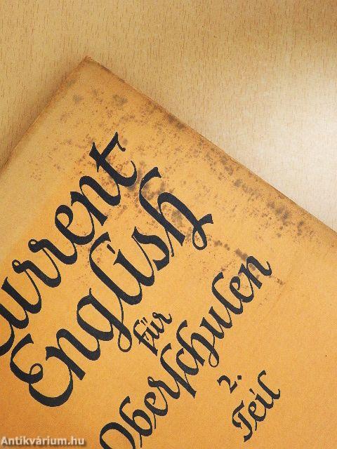 Current English I-III.