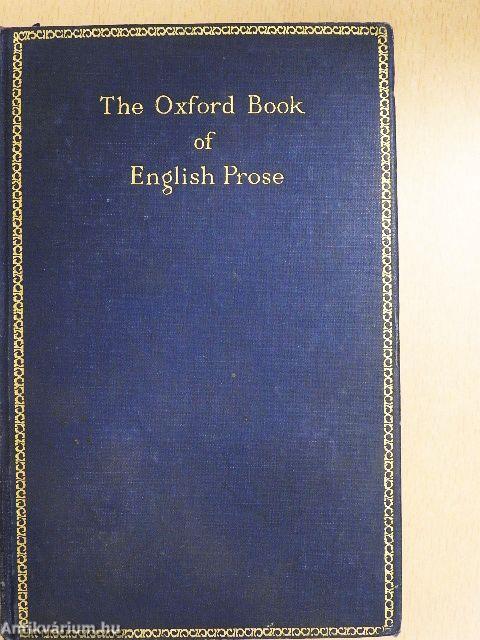 The Oxford Book of English Prose