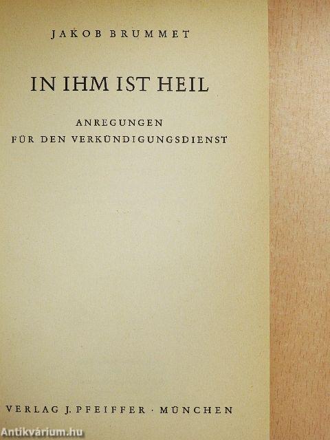 In ihm ist heil