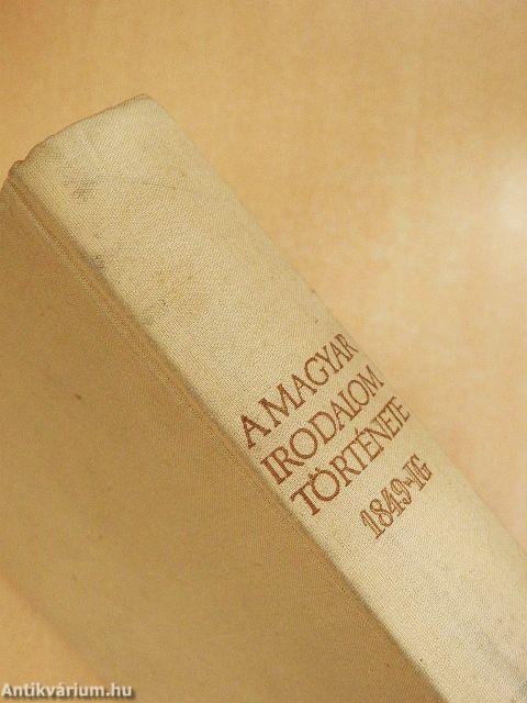 A magyar irodalom története 1849-ig