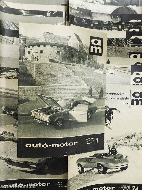 Autó-Motor 1973. (nem teljes évfolyam)