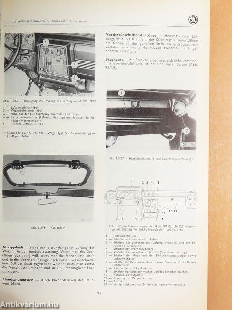 Skoda 105, 120, 130, Garde, Rapid