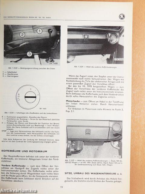 Skoda 105, 120, 130, Garde, Rapid