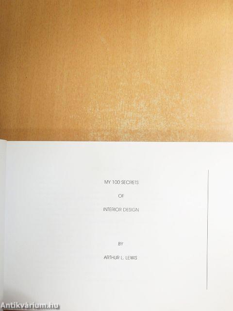 My 100 Secrets of Interior Design