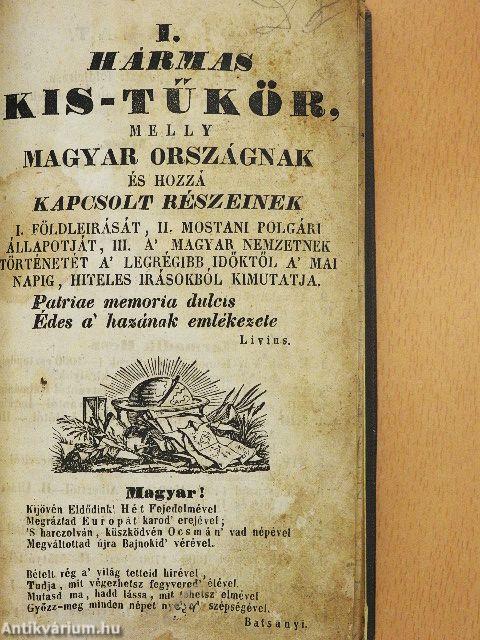 Hármas kis-tűkör (rossz állapotú)