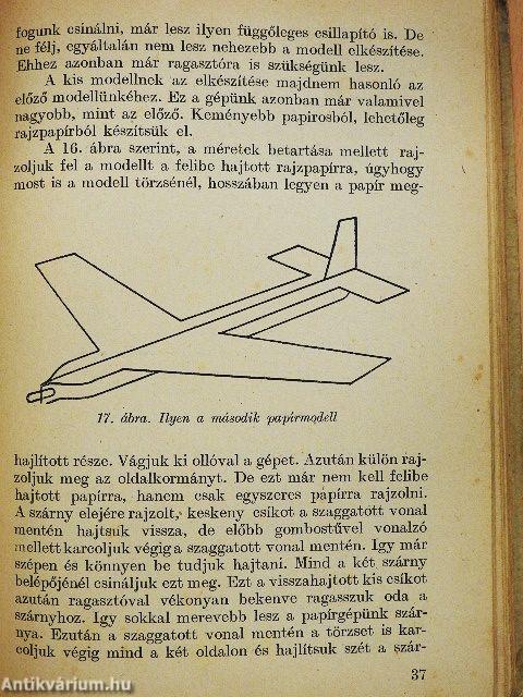 Repülőmodellezés (rossz állapotú)